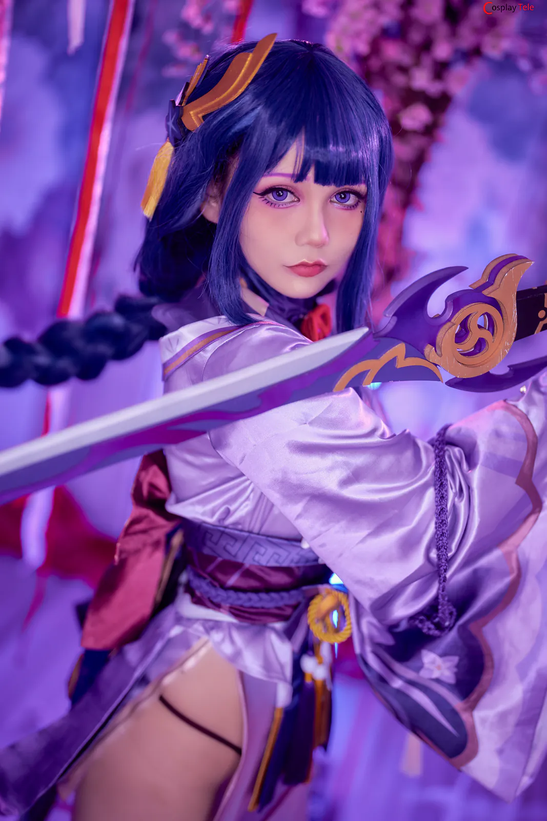Joyce cosplay Raiden Shogun 5