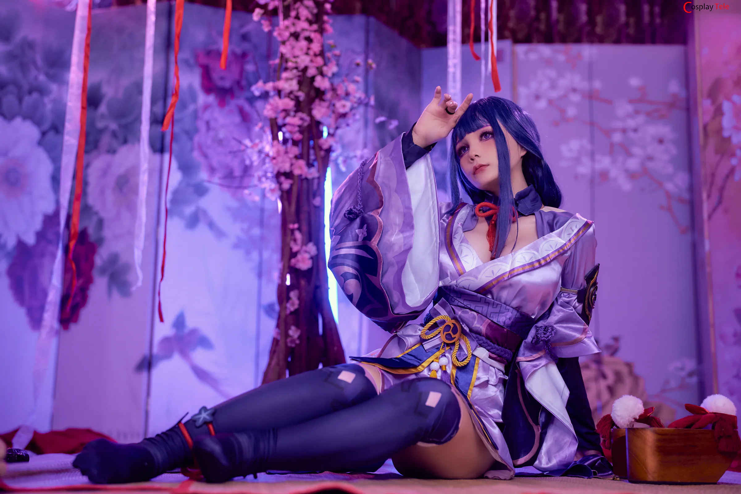 Joyce cosplay Raiden Shogun 7