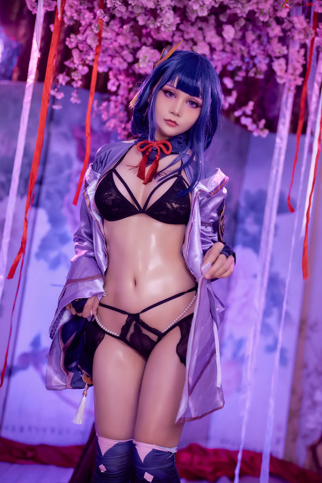 Joyce cosplay Raiden Shogun 8