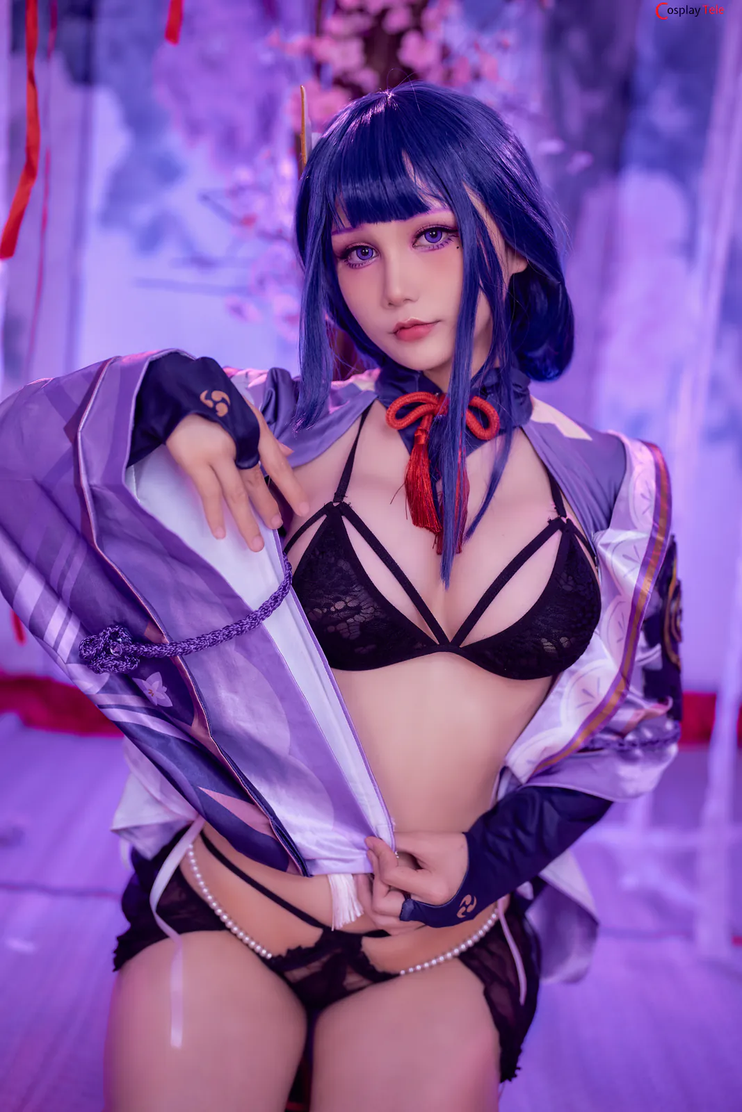 Joyce cosplay Raiden Shogun 9