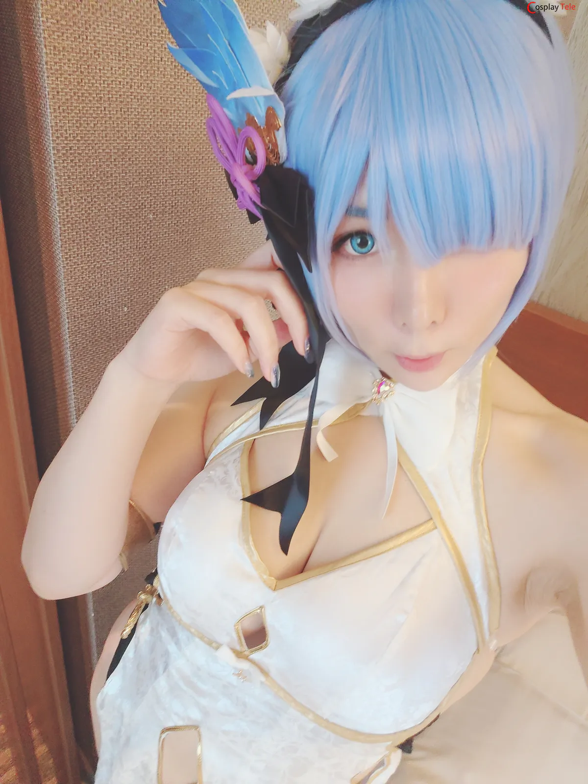 Okada Yui cosplay Rem Cheongsam 10