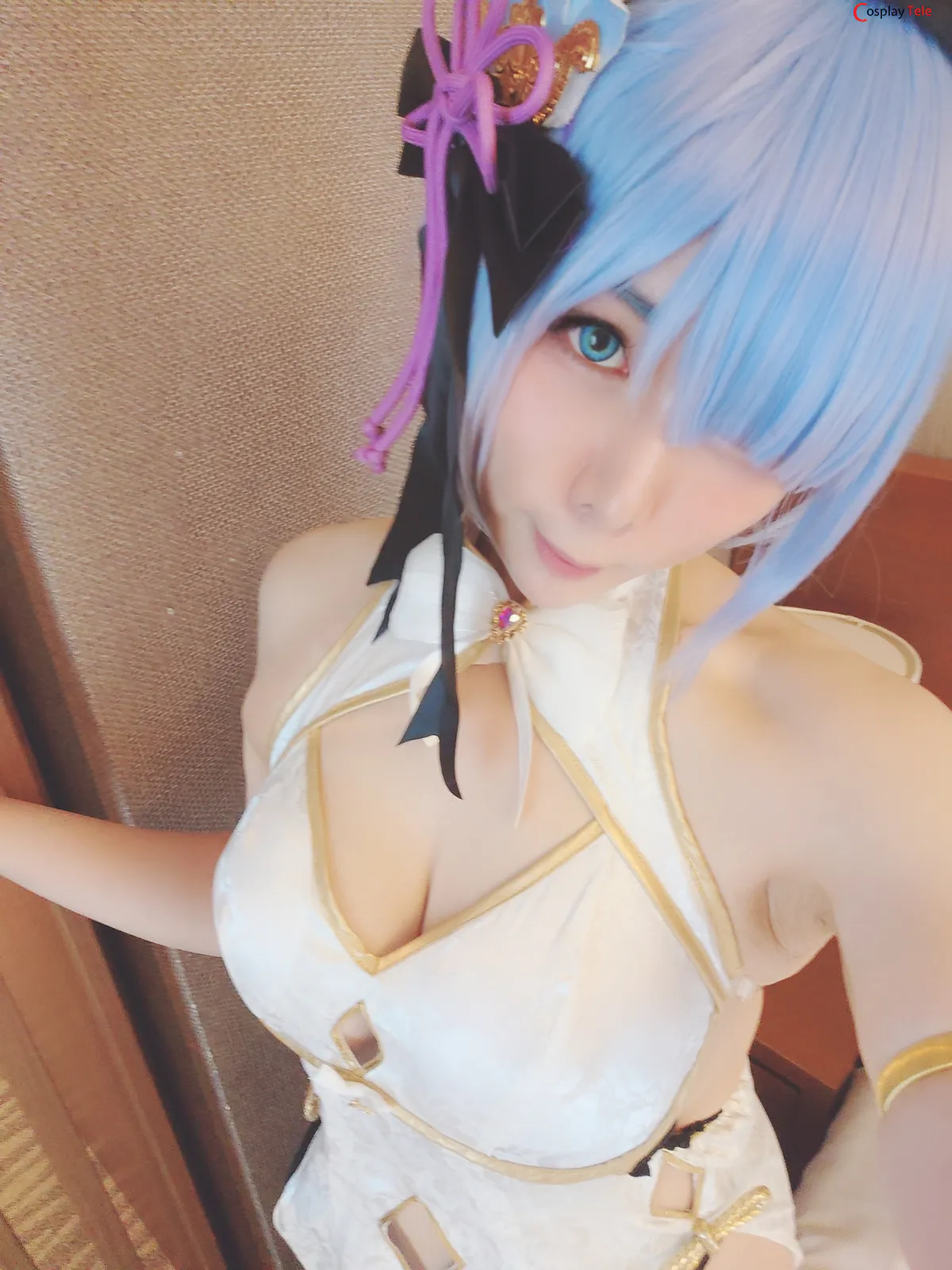 Okada Yui cosplay Rem Cheongsam 11