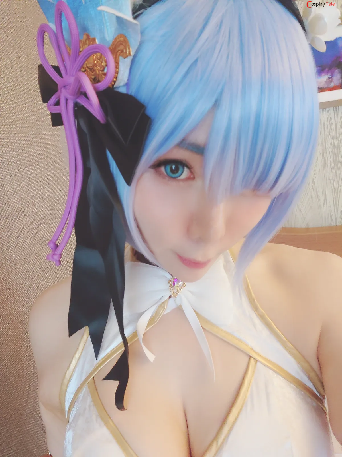 Okada Yui cosplay Rem Cheongsam 13