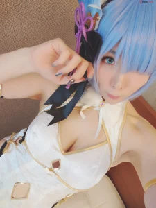 119+ Tuyệt Phẩm Okada Yui Cosplay Rem Cheongsam Đốn Tim Fan