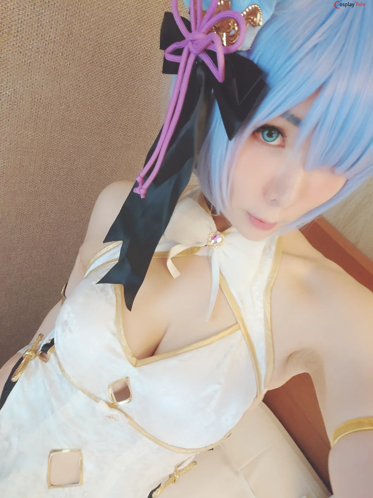 Okada Yui cosplay Rem Cheongsam 2