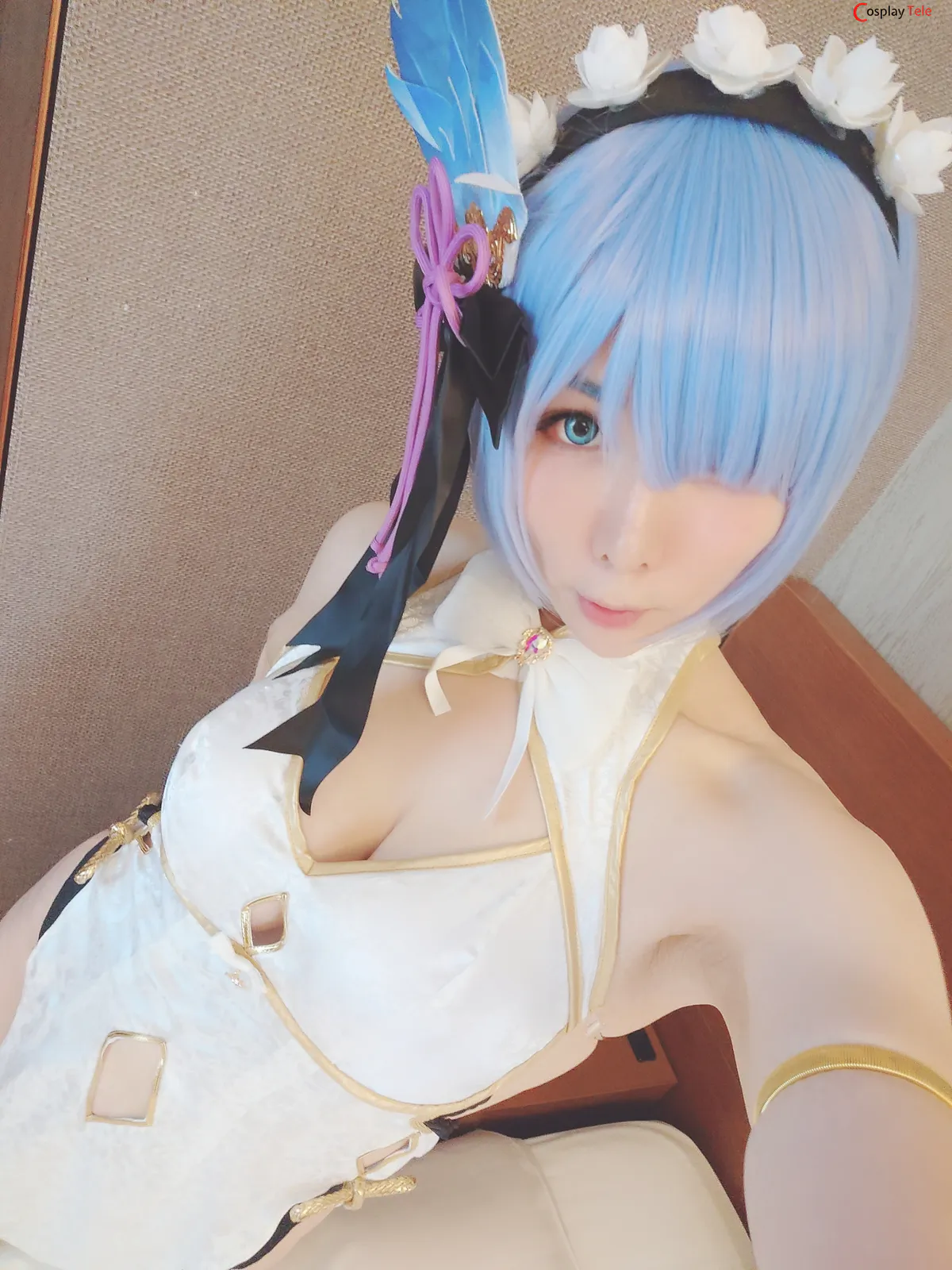 Okada Yui cosplay Rem Cheongsam 3