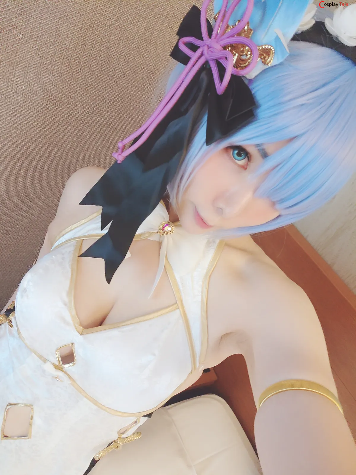 Okada Yui cosplay Rem Cheongsam 4