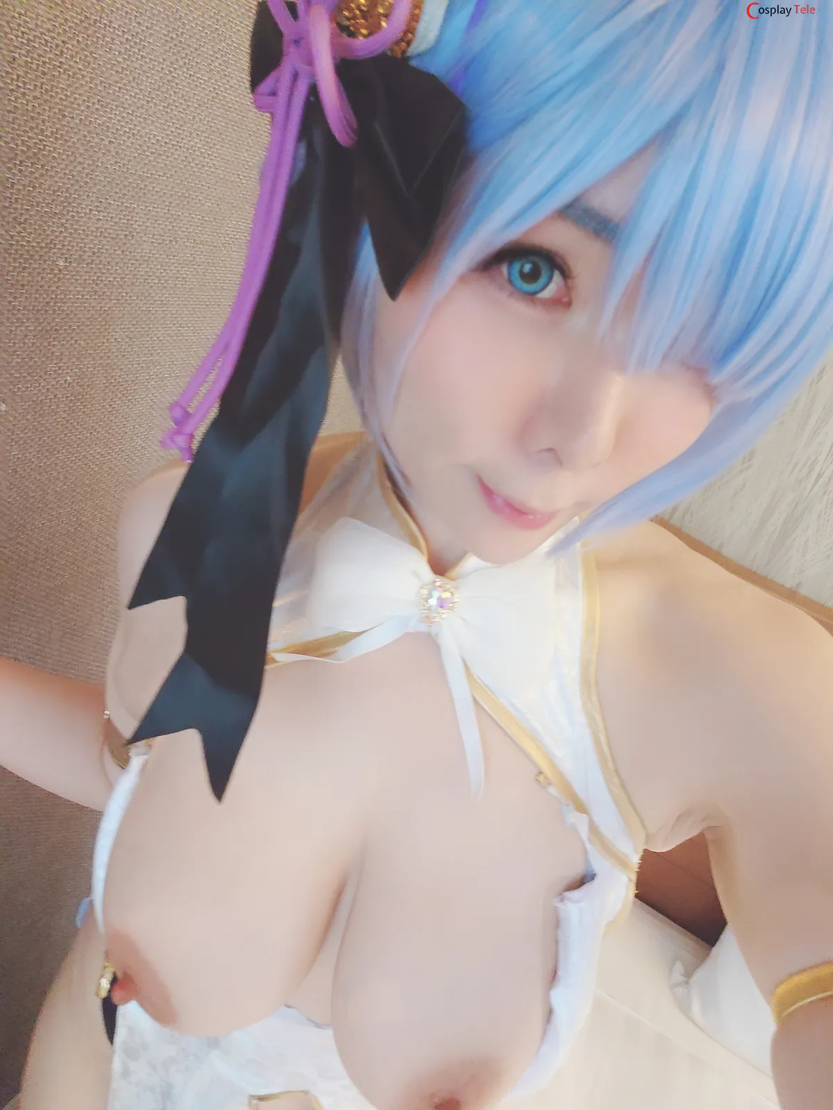 Okada Yui cosplay Rem Cheongsam 75