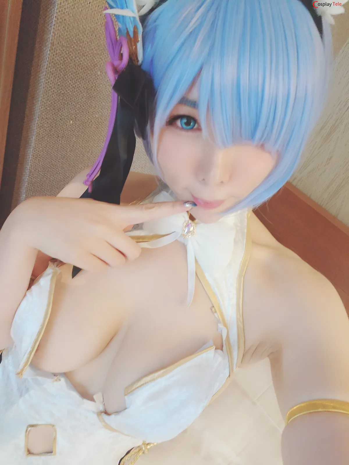 Okada Yui cosplay Rem Cheongsam 92