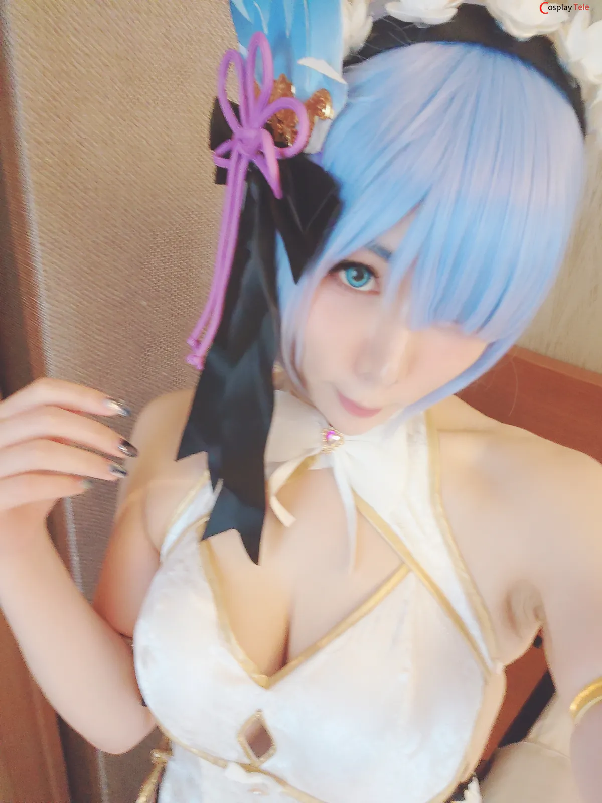 Okada Yui cosplay Rem Cheongsam 9