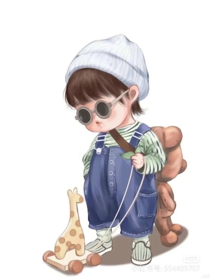 ảnh chibi em bé 14