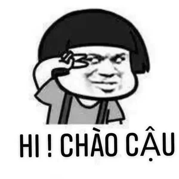 Ảnh meme xin chào 1
