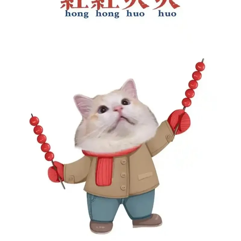 meme mèo Tết 35