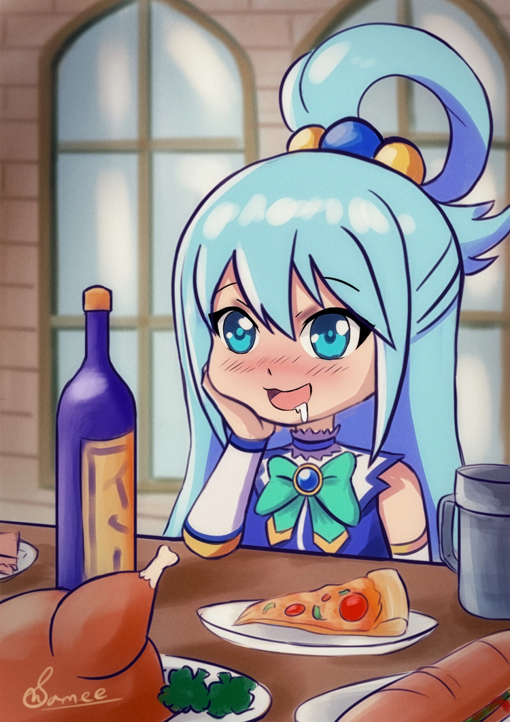 Aqua chibi 9