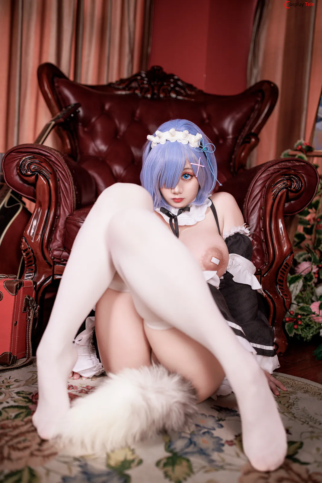 axuexue yuki cosplay Rem Cheongsam 77