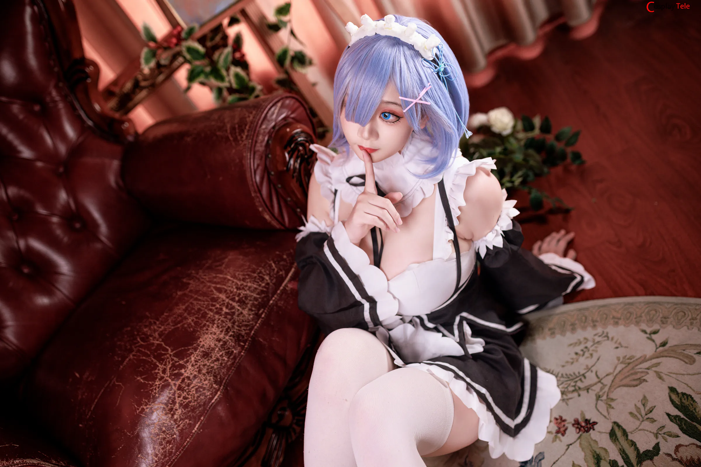 axuexue yuki cosplay Rem Cheongsam 9