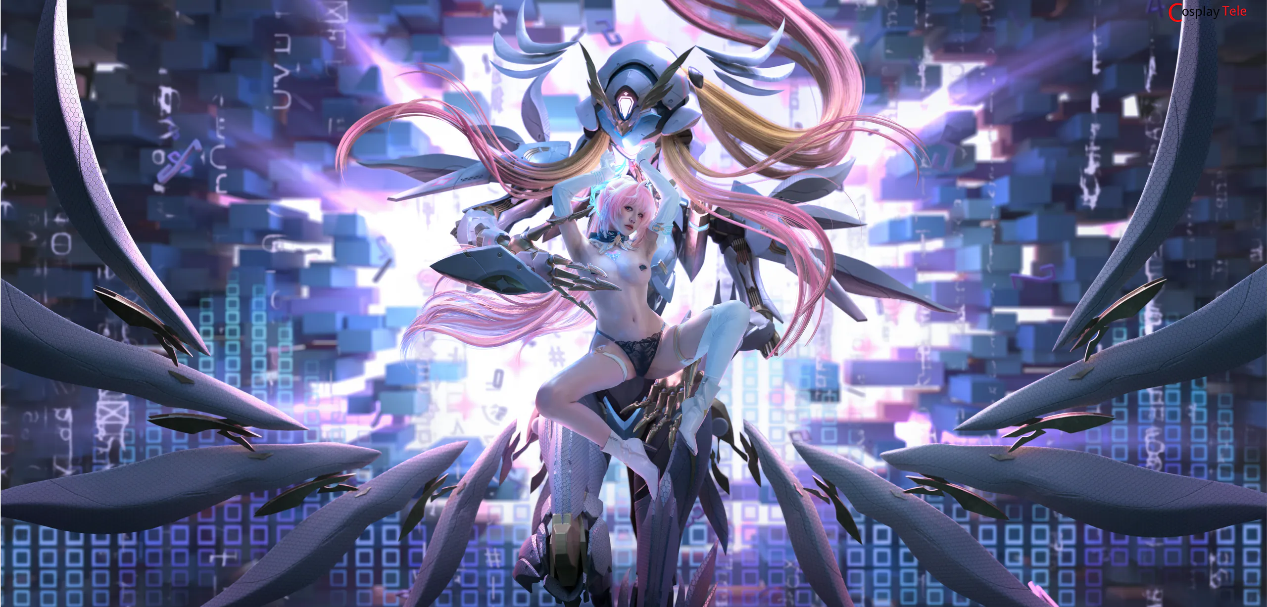AxunkaOri cosplay Aemeath 2