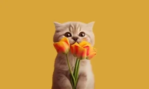119+ Meme Mèo Cầm Hoa Tuyệt Đỉnh: Biểu Cảm Vui Tươi Đốn Tim