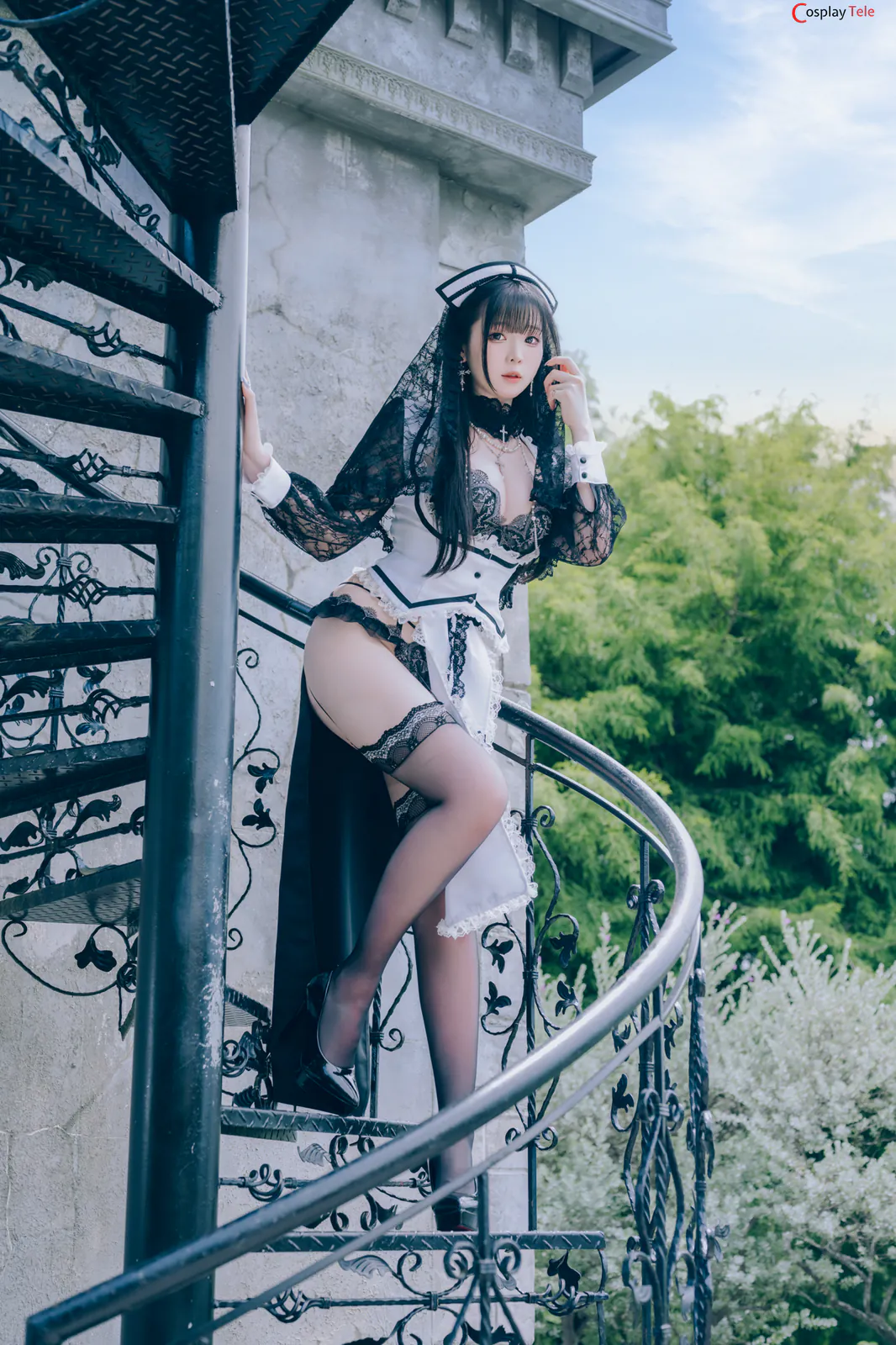 shimo cosplay Holy Nun 35