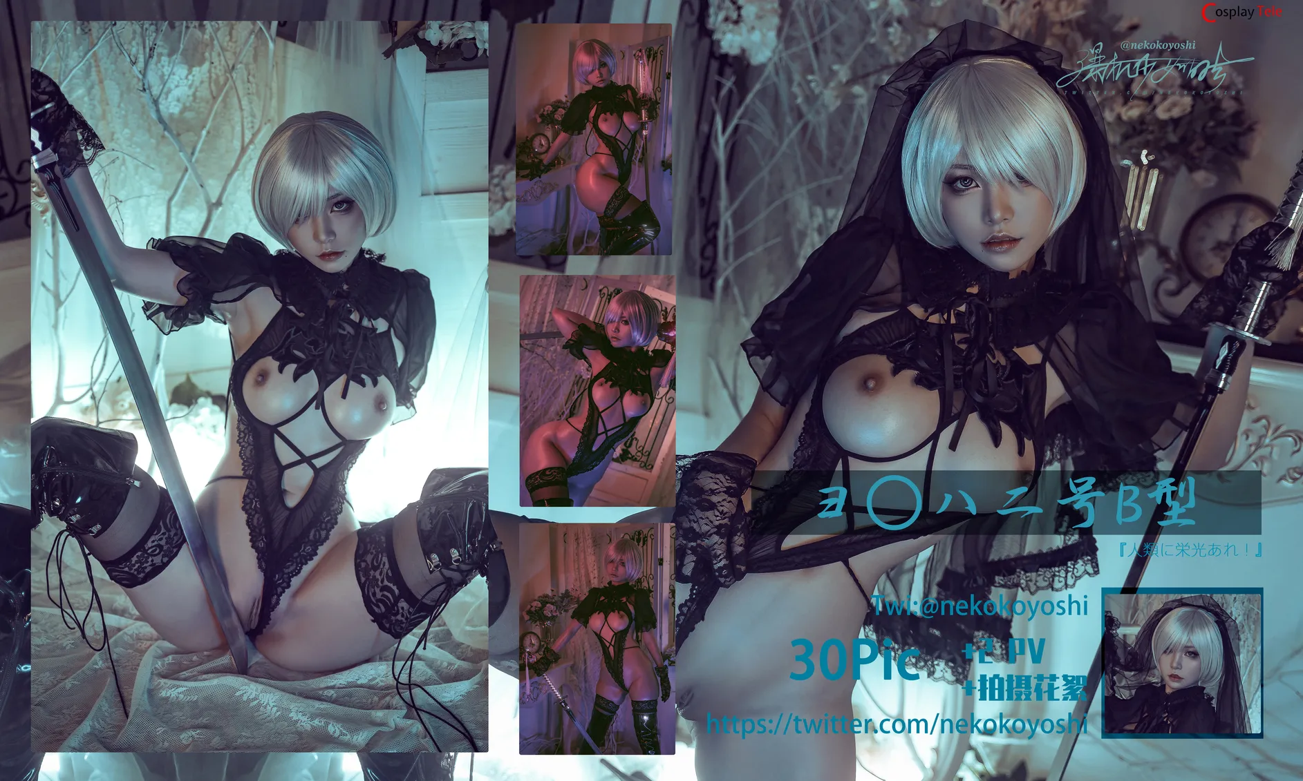 Nekokoyoshi cosplay 2B 1